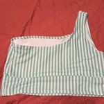 Old Navy Women’s one shoulder swim top Photo 2