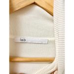 Lab 100% Cotton Long Sleeve Turtleneck Knit Sweater White Women's Size Large Photo 1