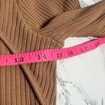 AGOLDE Lyza Cut Out Rib Top tan Sz M Photo 5