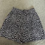 EXPRESS Rocky Barnes x  Leopard Print Shorts Photo 4