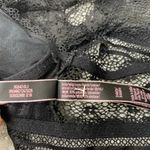 Victoria's Secret  Black Lace Bralette Halter Neck Sz Small Photo 2