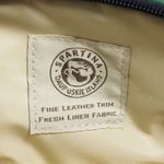 Spartina 449 Spartina Daufuskie Island Chaplins Landing Linen Leather Makeup Cosmetic Bag Photo 7