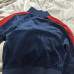 Juicy Couture  Bomber Navy Blue Jacket Cactus Patch Track Windbreaker Zip-Up S Photo 4