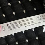 Out From Under  Urban Outfitters Women Quilted Hooded Jacket Polka Dot Blue Small Photo 5