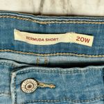 Levi's Levi’s Womens Sz 20 Distressed Light Wash Denim Blue Jeans Bermuda Shorts Jorts Photo 4