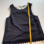 Karl Lagerfeld Navy Crochet 2 Piece Set Top and Skirt, Size 16 Photo 9