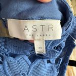 ASTR  Dusty Blue Lace Shift Dress Size Medium Photo 7