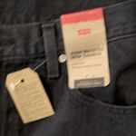 Levi's  Black High Waisted Mom Shorts Size 32 Photo 2