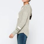 Market & Spruce Kallon Gray Brushed Knit Hoodie Size XS Petite Photo 6