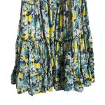 Love Shack Fancy Blue Capri Floral Print Smocked Square Neck Midi Dress Size XS Photo 12