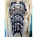 Antistar  Gray/Black Cheetah Crop High Neck Sweater Long Sleeve Size M Soft‎ Photo 8