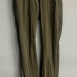 Lululemon  Olive Green Women's ribbed side detail pocket leggings size 2 Photo 0