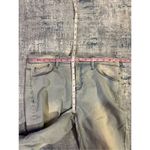 Thorn Universal Pale Wash High Rise Faux Pearl Hem Jeans Size 10 Photo 8