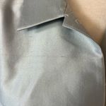 Valerie Dresses Womens 100% Silk Button Front Jacket Blue Size 14 Photo 2