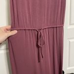 Athleta Burgundy Sleeveless Maxi Dress Casual With Tie Belt Size Medium Photo 6