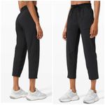 Lululemon • beyond the studio crop jogger black sz 2 Photo 1