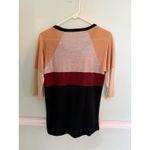 Isabel Marant  Etoile Linen Stripe Blouse Shirt Medium Top 3/4 Color Block Long Photo 2