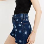 Madewell NEW The Perfect Vintage Jean Shorts Polka Dot Edition Blue Sz 29 Preppy Photo 8