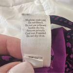 Lucy Work Out Top Size Medium Purple Flowers Yoga CrossFit Cardio Athlete C5 Photo 5