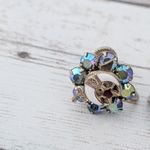 Vintage Screw Back Earrings Unusual Design Egyptian Theme Photo 4