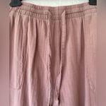 North River Outfitters 100% cotton mauve colored, wide leg, beachy pants; size L Purple Size L Photo 4