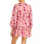 Love Shack Fancy Clarkie Floral Smocked Mini Dress Pink Multi Size S Photo 7