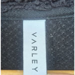 Varley  Women's Size Medium Black Clemson Sherpa Fleece Snap Up Oversized Jacket Photo 8