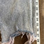 KanCan Buttonfly High Waisted Straight Leg Denim Jeans Size 9 Acid Wash Pink Hue Blue Photo 7