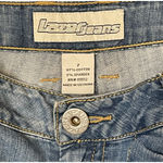 Lazer Jeans Denim Shorts Size 7 Juniors‎ Blue Womens Cotton Stretch Blend 32X15 Photo 2