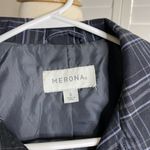 Merona Navy plaid rain jacket Photo 2