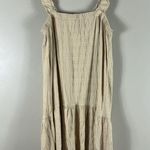 Wonderly  NWT Tassel Tan Tiered Ruffle Mini Dress Photo 3