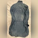 American Eagle  Chambray Lyocell Shirt Dress Tie Waist sz S Photo 2