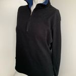 Patagonia Capilene women’s black size Medium long sleeve 1/4 zip fleece top Photo 1