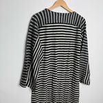 ZARA NWT  100% Wool Striped Midi Dress‎ Black/White Size Small Photo 7