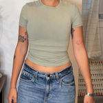  Women's Green Khaki skims top Photo 0