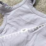 Lululemon Lavender High Neck ribbed sports bra size 4 Photo 3