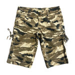 Nori Bermuda Tactical Shorts Womens Juniors Size 3 Brown Black Camo Stretch Photo 0