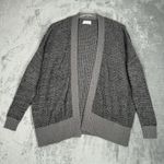 Urban Outfitters Outfitters Sweater Womens Medium Gray Textured Cardigan Oversized Neutral Photo 1