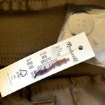 Madewell NWT  The Fairbanks Pant in Dark Olive Green NO362 Photo 9