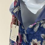 NWT LARA G by Lara Guidotti Garden Floral Airy Silk Blend Maxi Dress size M Blue Size M Photo 6
