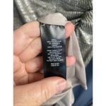 Jessica Howard  Dress Womens 10 Silver Foil-Knit Cowl Neck Side Ruched B63 Photo 3