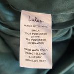 Lulus Emerald Backless Halter Maxi Dress NWT Size Medium Wedding Guest Dress Photo 6