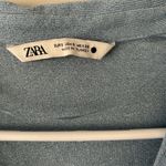 ZARA  Sparked Ruched Button Front Cutout Long Sleeve Top Size Small Photo 5