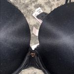 Victoria's Secret  Black Bra with Pink Bow Photo 1