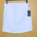Mario Serrani White Lined Polka Dot Skirt New 6 Photo 4