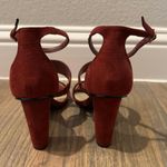 Limelight Burgundy Suede Heels Photo 3