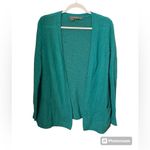 360 Cashmere  Teal Open Front Cashmere Cardigan Sweater Size S Photo 1