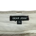 Dear John North Hamptons High Rise Khaki Cuffed Shorts Missing Button size 26 Photo 4