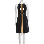 Proenza Schouler NWOT. 2K Colorblock Pattern Knee-Length Dress Sz 2 Photo 3