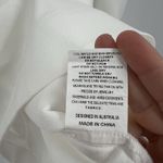 Elliatt Clarice Mini Dress White Long Puff Sleeves Crepe Zip Up Size Small Photo 11